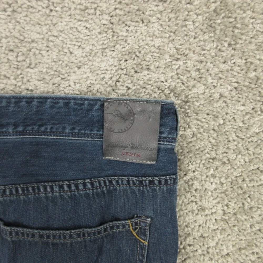 Tommy Bahama Jeans Mens 40x30 Blue Cayman Island Relaxed Stretch Flex Denim Pant